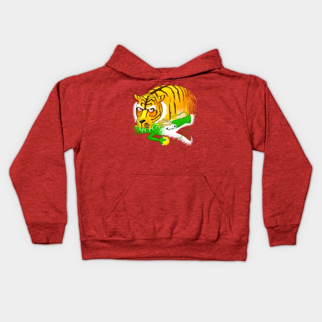 Furio Tigre Kids Hoodie by CivicMonsterDesigns